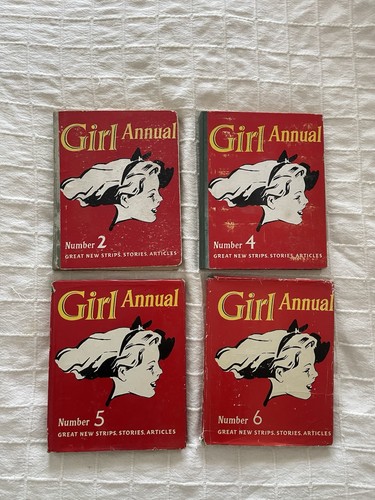 Girl annuals numbers - annuals,