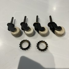 SET VICTORIAN ANTIQUE BRASS &