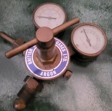 Vintage British Industrial Gases Argon Regulator