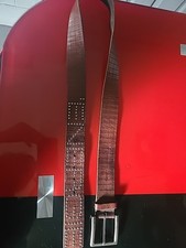 'ENERGIE BROWN LEATHER BELT 32 WAIST