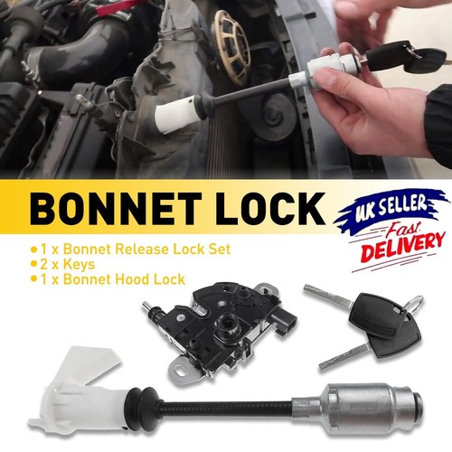 Bonnet release lock latch - bonnet,