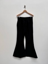 1970s style Black flared trousers Size Medium - Ex Hire Fancy Dress Costume