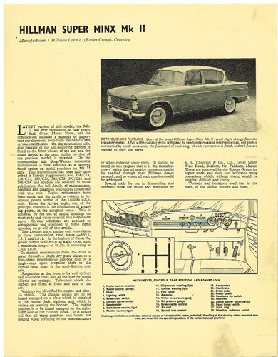Hillman super minx - hillman, ii
