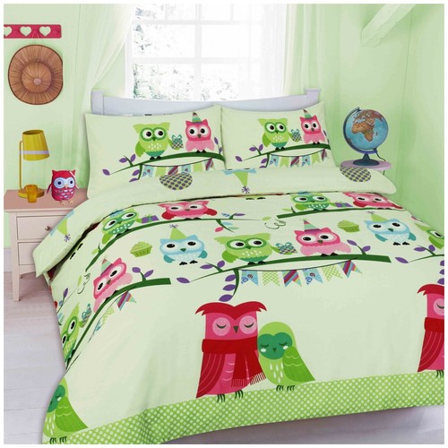 Cute owl tree - cute, duvet