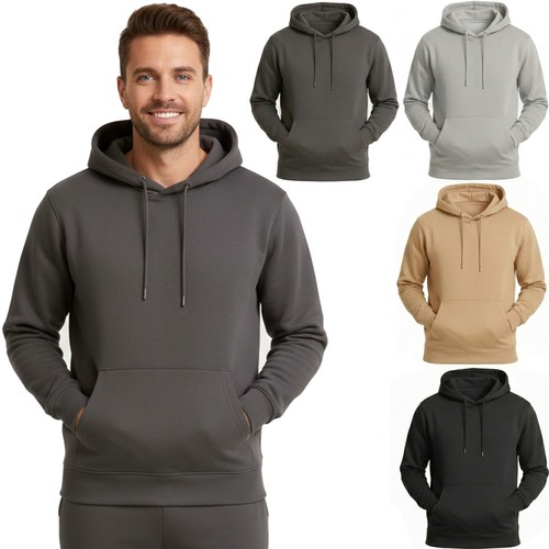 Mens pullover hoodie - pullover, hooded