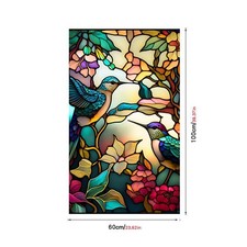 3D Stained Glass Window Film