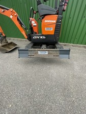 Micro Excavator blade extension 