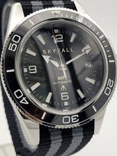 Custom Black James Bond 007 SKYFALL Watch Seiko TMI NH35 Auto Movt NATO Ltd Ed