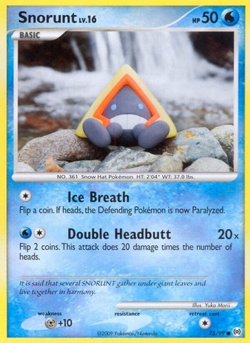 Snorunt arceus lp - snorunt,