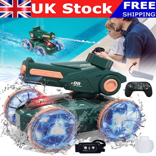 Amphibious stunt car remote - rc,