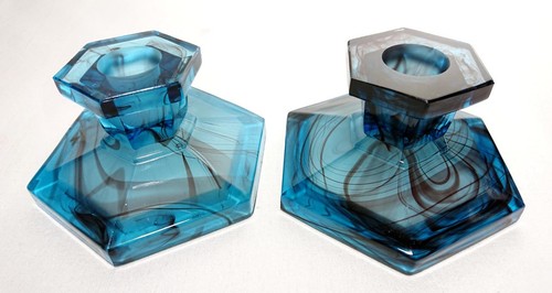 Art deco cloud glass - art,