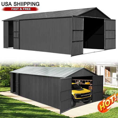 X20 metal garage - shed, with