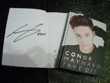 Conor Maynard - 'Take Off' Autographed Hardback Tv Actor Songwriter Singer MTV