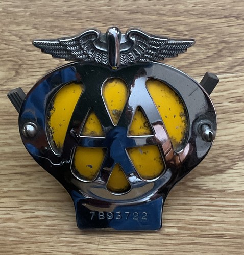 Original steel car badge - original,