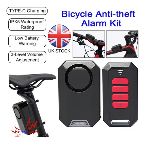 135db smart bike alarm - 135db,