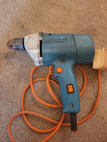 Vintage black and - and, drill