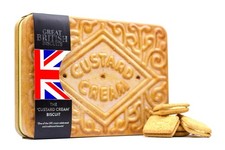 Giant Custard Cream Biscuits