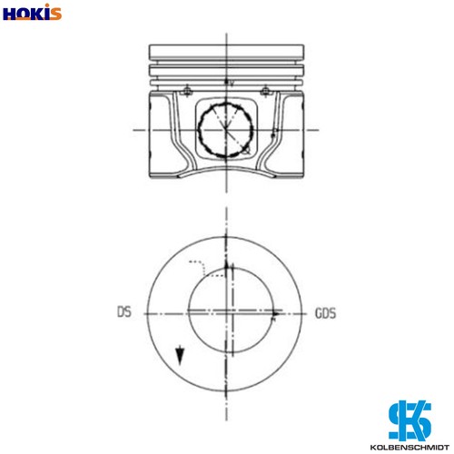 Piston 99963600 std for kkda - 99963600,