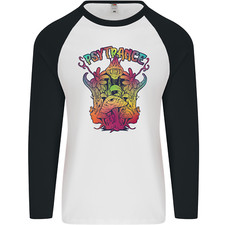 Psytrance Psychedelic Trance Music Psy Mens L/S Baseball T-Shirt