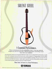 PPOT11 PICTURE/ADVERT 11X8  YAMAHA SILENT STEEL GUITAR