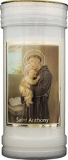 St Anthony Pillar Candle
