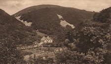 lynton watersmeet valley .myrtleberry  . early 1900s friths card
