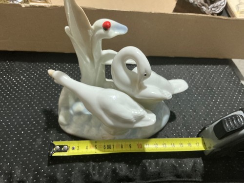 Ceramic geese - ceramic,