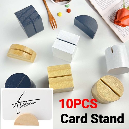 10pcs wooden card holder - 10pcs,