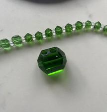 Vintage Green Large Glass