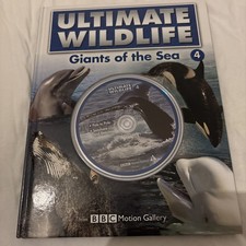 ULTIMATE WILDLIFE hardback Book with DVD whales and dolphins BBC VGC VTG 