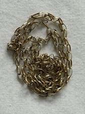 9ct gold oval belcher chain