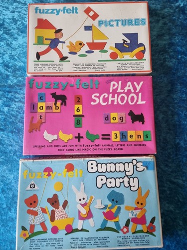 Fuzzy felt vintage bundle - fuzzy,