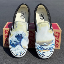 The Great Wave on Black Vans