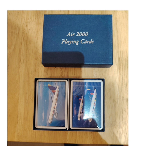 Air 2000 playing cards - air, double