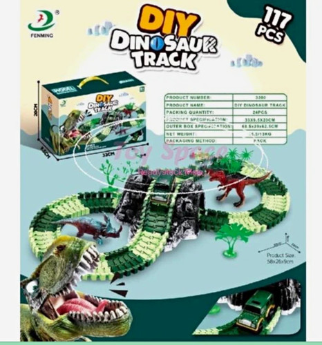 Fenming diy dinosaur track set - fenming,