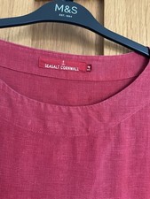 Seasalt Primary 100% Linen Red