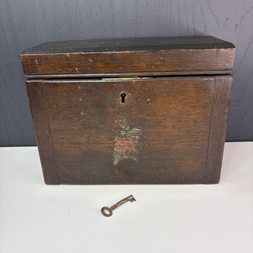 Antique oak lockable - lockable, storage