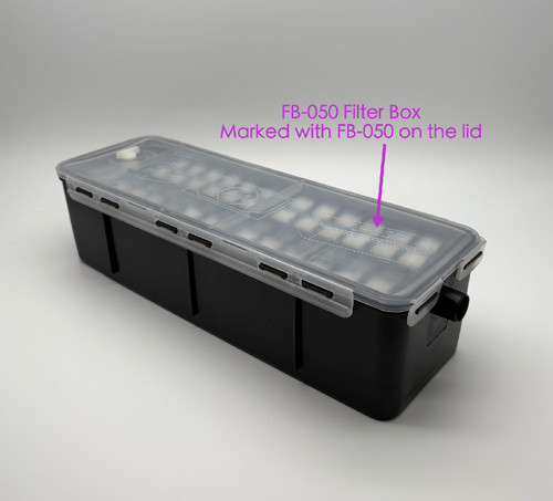 Replacement filter box - filter, for