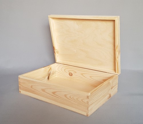 Wooden storage box - wooden,
