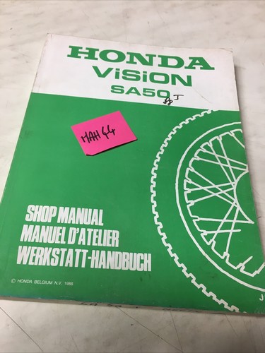 Honda sa50 1988 technical - sa50,