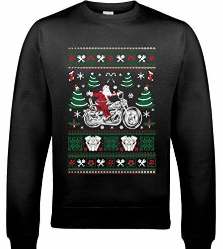 Biker santa mens funny xmas - santa,
