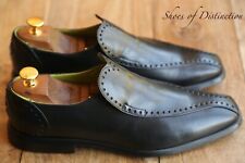 Oliver Sweeney Black Brogue Leather Loafers Shoes Men's UK 7 US 8 Eu 41