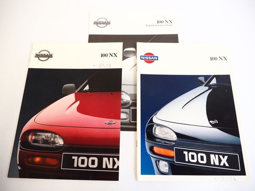 Nissan 100nx car brochure - nissan, 3x