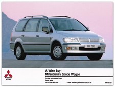 Mitsubishi Space Wagon. Press Release Photograph