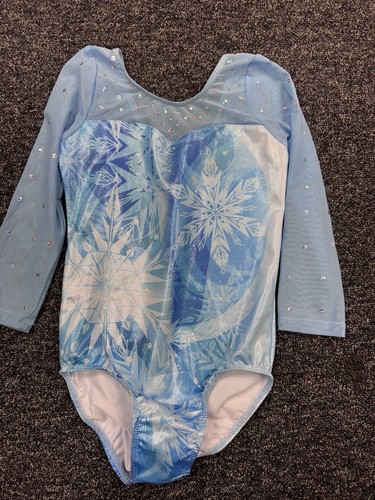 Blue snowflake gymnastics - blue,
