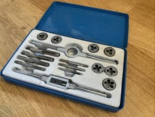 Engineers Threading Metric Tap And Die Set In Metal Box 3.5 - 12mm