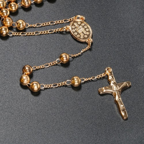 Rosary bead necklace catholic - rosary,