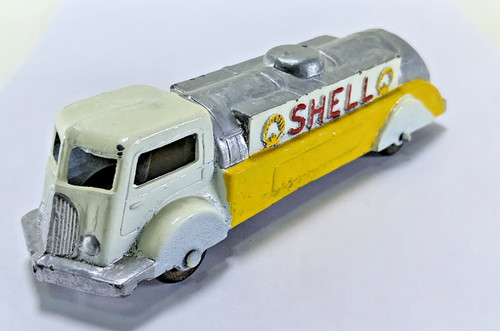 Tootsietoy shell tanker truck - shell,