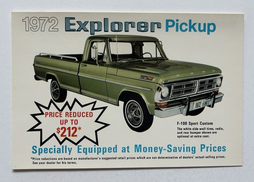 1972 ford explorer - 1972, f-100