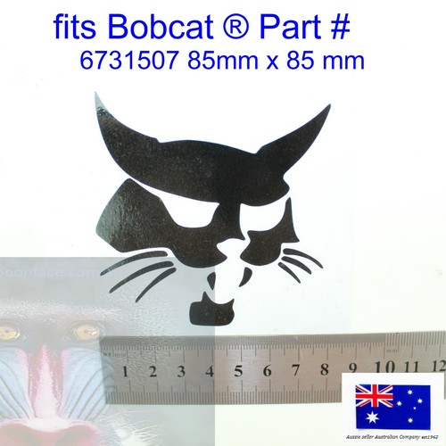 For bobcat black decal - decal, head